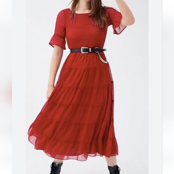 Urban Outfitters Red Maxi Dress - Picture 10 of 10